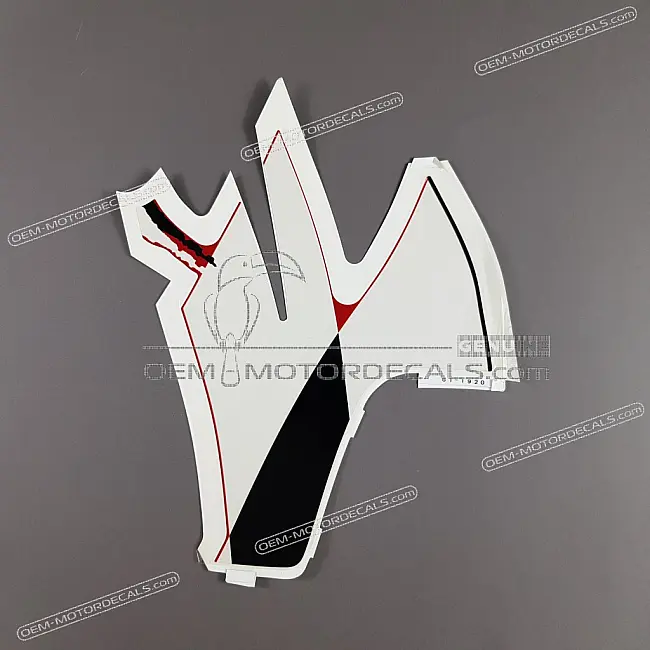 Kawasaki Ninja ZX-6R Adesivo carena inferiore lato destro posteriore originale OEM 56061-1920