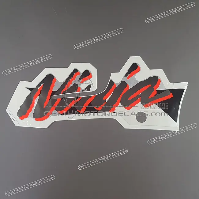 Kawasaki Ninja ZX-6R Adesivo carena anteriore inferiore lato destro OEM 560611931
