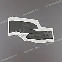 Pegatina para Carenado Inferior Delantero Ninja, Lado Izquierdo