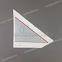 Pegatina para carenado inferior delantero Ninja, lado izquierdo