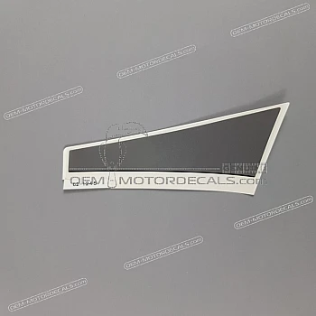 Frame cowling decal, right side