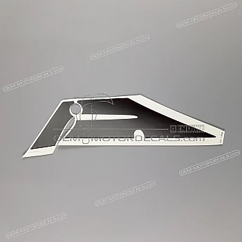 Frame cowling decal, right side
