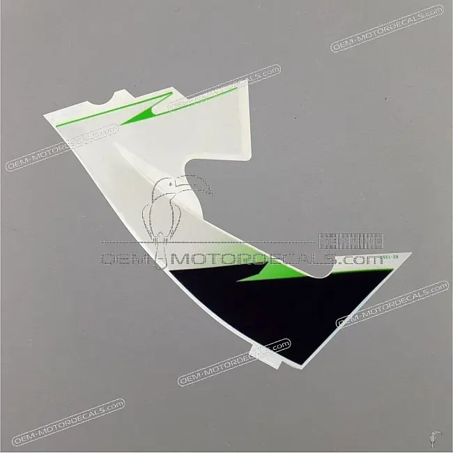 Kawasaki Ninja ZX-6R Lower Cowling Pattern Graphic Left Side OEM 56062-1354