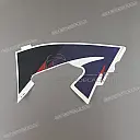 Onderste achterkuip Ninja sticker, linkerkant