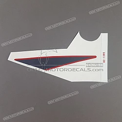 Side cowling decal, left side