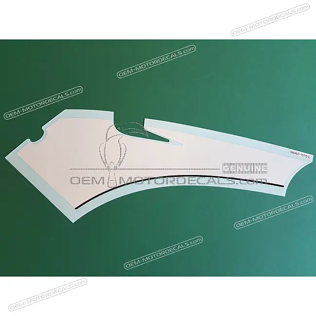 Kawasaki NINJA ZX-7R Adesivo carena inferiore lato sinistro OEM 560621575