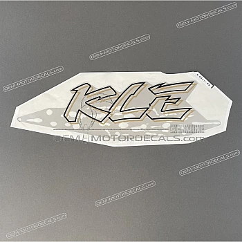 Lower cowling decal, right side
