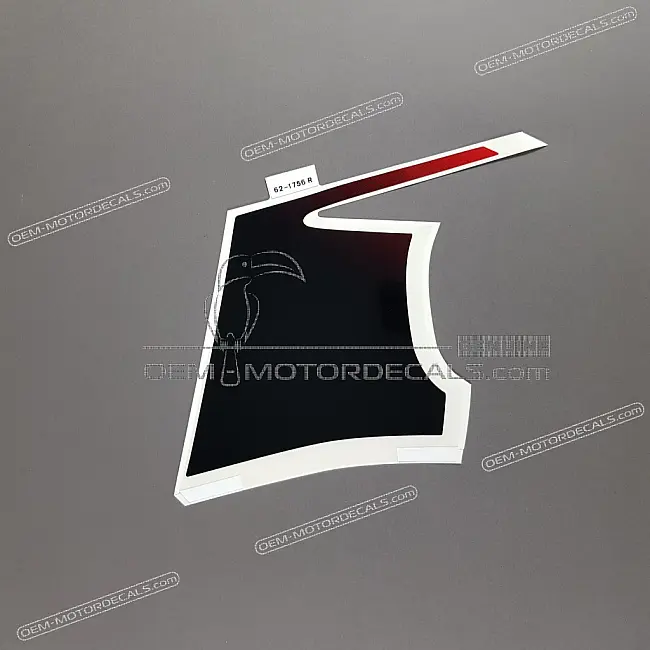 Kawasaki ZZR600 ZX600 Aufkleber für die mittlere hintere Verkleidung, rechte Seite OEM 560621756