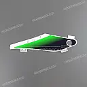 Pegatina para cubierta de asiento Ninja, lado izquierdo