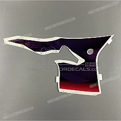 Side cowling decal, left side