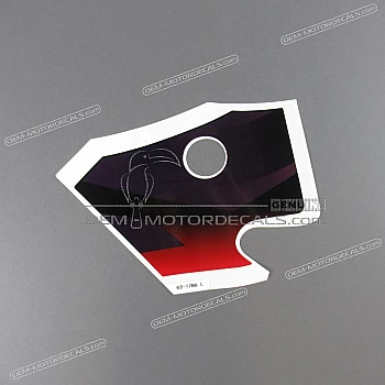 Side cowling decal, left side