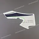 Autocollant de carénage inférieur Ninja ZX-6R, arrière côté gauche