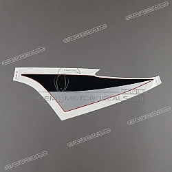 Autocollant de carénage supérieur avant, côté droit