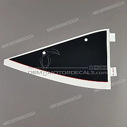 Front cowling decal, left side