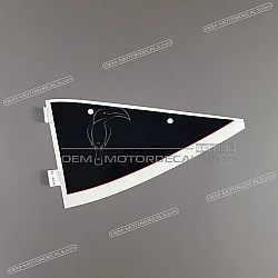 Autocollant de carénage supérieur avant, côté droit