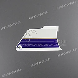 Front cowling decal, left side