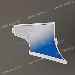 Belly pan decal, right side