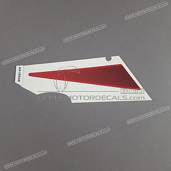 Autocollant de carénage supérieur avant, côté droit