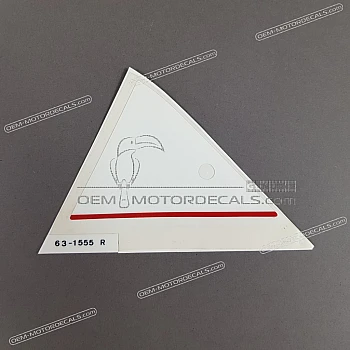 Autocollant de carénage supérieur avant, côté droit