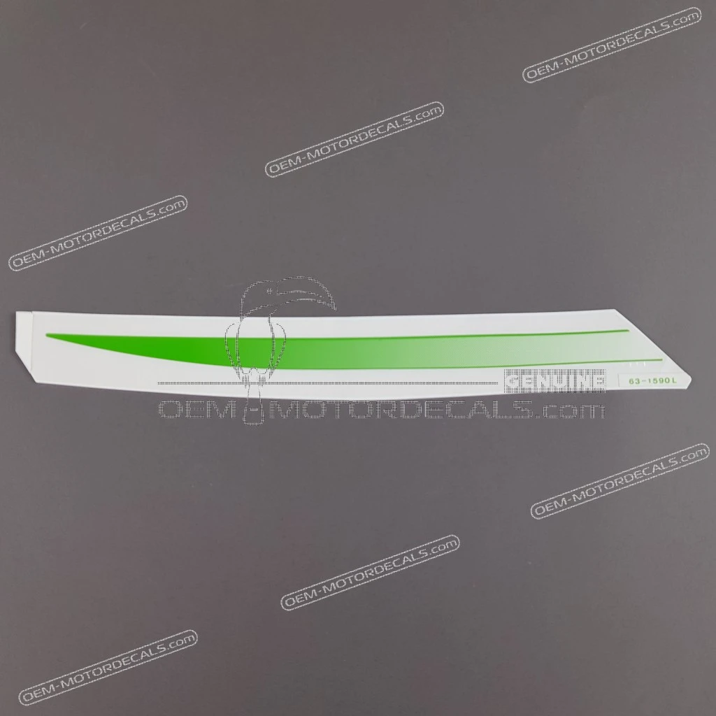 Kawasaki NINJA ZX-6R Autocollant Réservoir Ninja Côté Gauche OEM 56063-1590