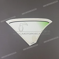 Belly pan decal, right side