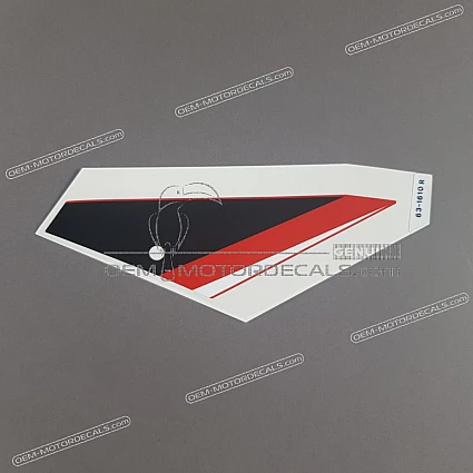 OEM Decals Kawasaki ZX6R 2000 - Red • Original Stickers