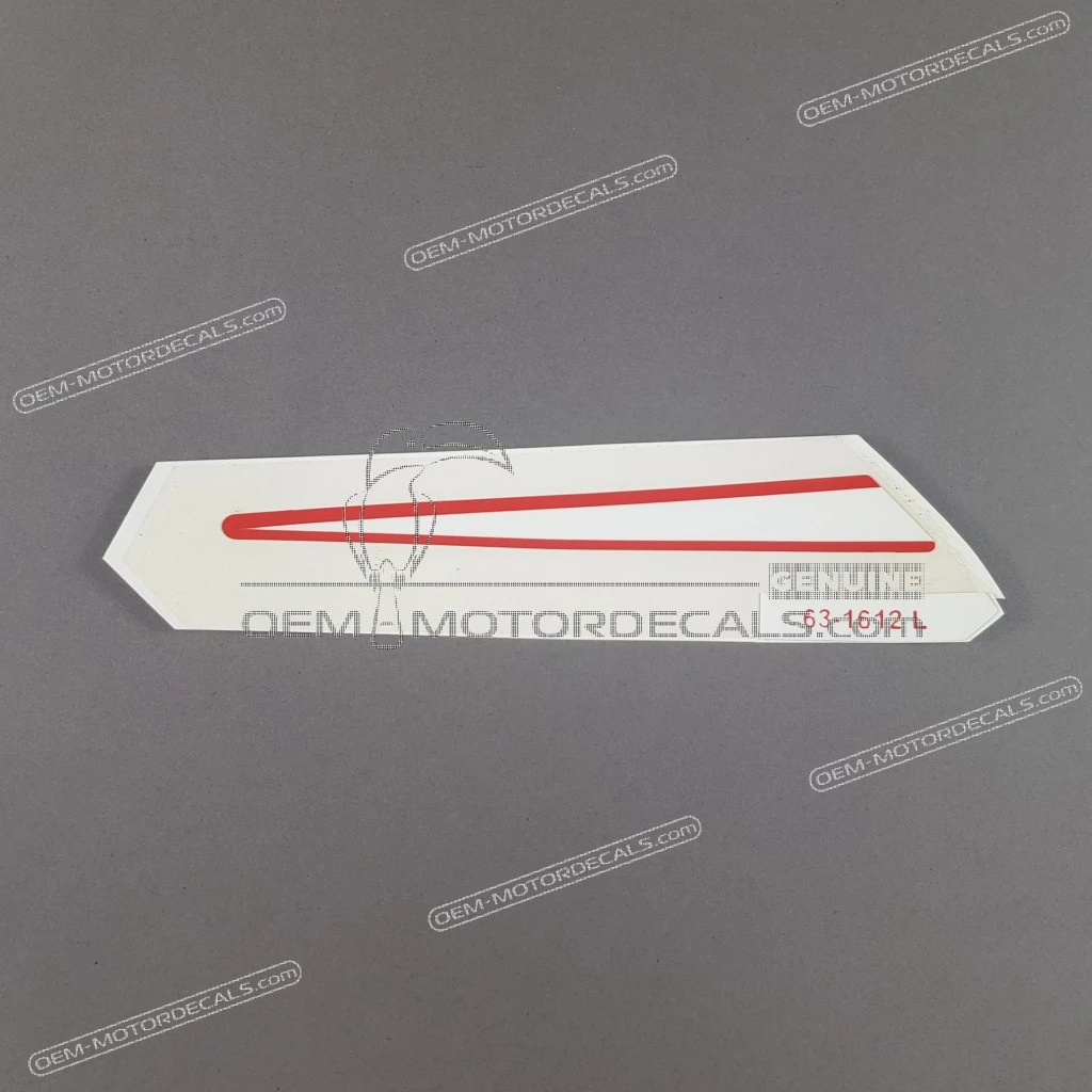 Kawasaki NINJA ZX-6R Onderkuip Luchtdoorgang Sticker Links OEM 56063-1612