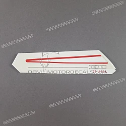 Side cowling decal, left side