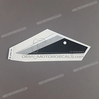 Front cowling decal, right side