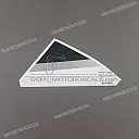 Onderkuip sticker Ninja patroon, linkerkant boven