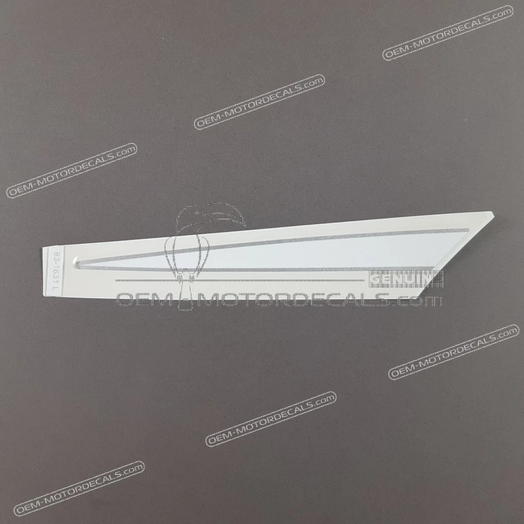 Kawasaki Ninja ZX-6R Adesivo centro anteriore carena inferiore sinistra OEM 560631631