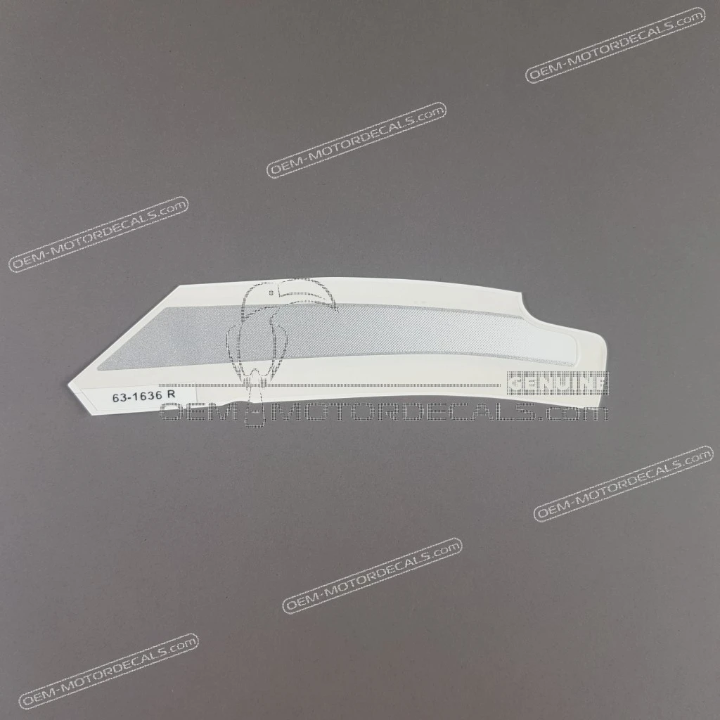 Kawasaki NINJA ZX-6R Adesivo Convogliatore Carena Inferiore Lato Destro OEM 56063-1636