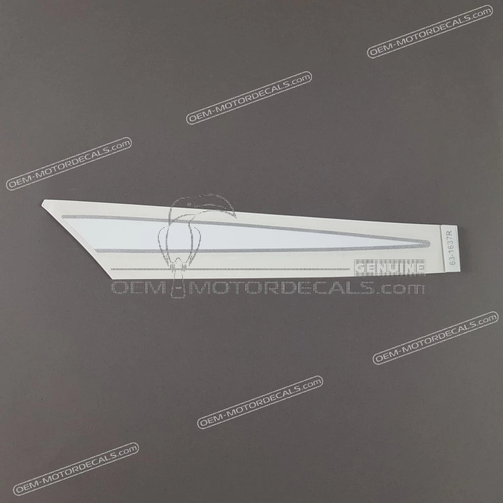 Kawasaki Ninja ZX-6R Adesivo carena inferiore Lato Destro Sezione Centrale OEM 560631637 Grafica di Fabbrica