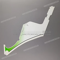 Belly pan decal, left side