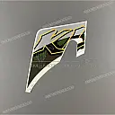 Side cowling decal, left side