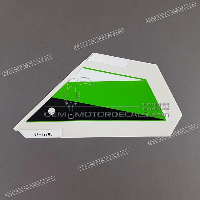 Kawasaki Ninja ZX-6R Upper Left Cowling Pattern Graphic OEM 560641270 Factory Genuine Decal