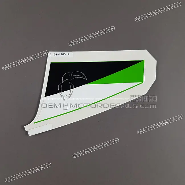 Autocollant central inférieur de carénage Kawasaki Ninja ZX-6R côté droit OEM 560641280