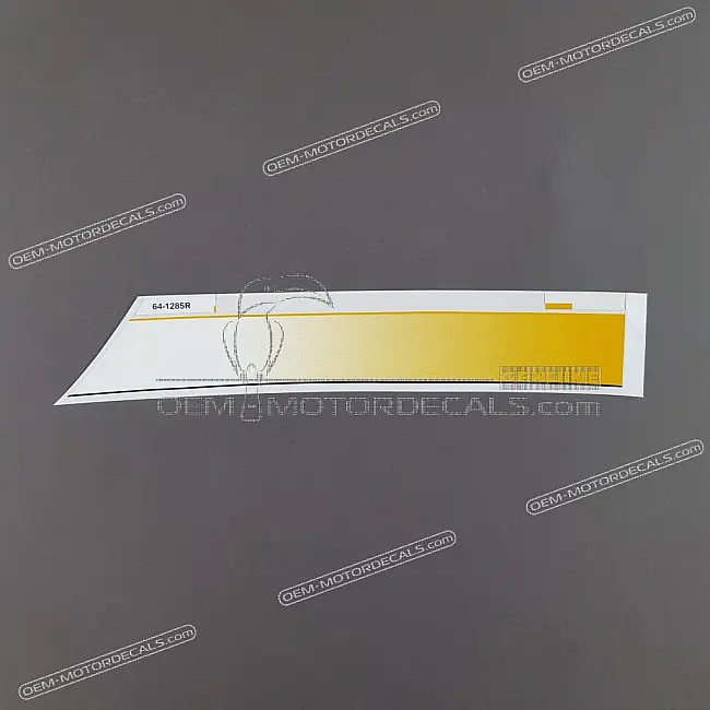 Kawasaki Ninja ZX-6R Naklejka na zbiornik paliwa prawa strona OEM 56064-1285