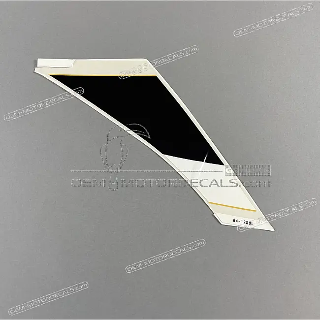 Kawasaki Ninja ZX-6R Lower Cowling Graphic Left Side Upper OEM 560641289
