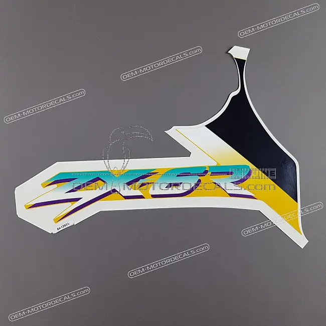 Kawasaki Ninja ZX-6R Lower Cowling Graphic Pattern Left Side OEM 560641293