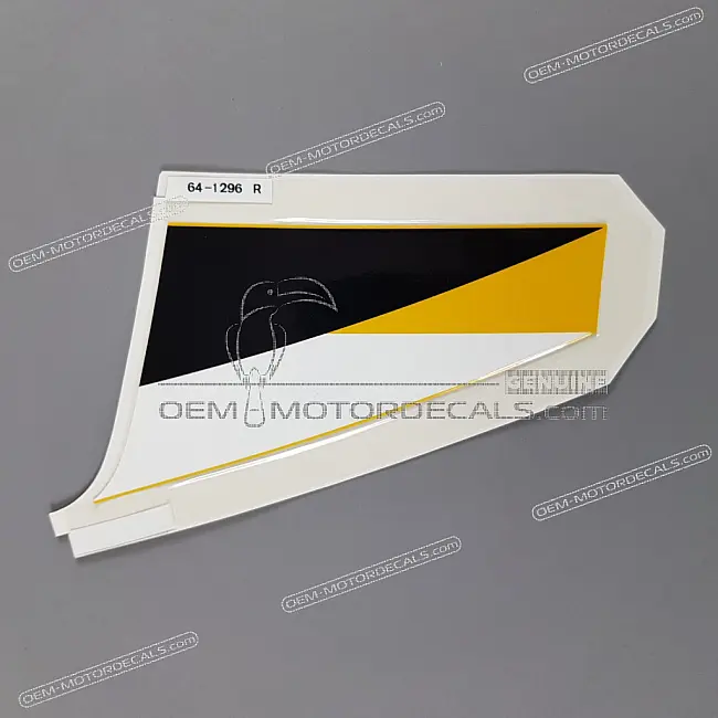 Kawasaki Ninja ZX-6R Lower Cowling Graphic Right Side OEM 56064-1296 Factory Pattern Decal