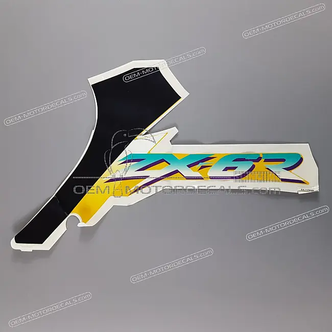Kawasaki Ninja ZX-6R Lower Fairing Graphic Right Side OEM 56064-1299