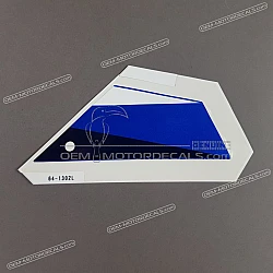 Front cowling decal, left side