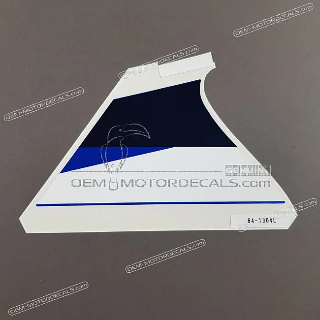 Kawasaki NINJA ZX-6R Adesivo carena inferiore superiore lato sinistro OEM 560641304 Grafica originale di fabbrica