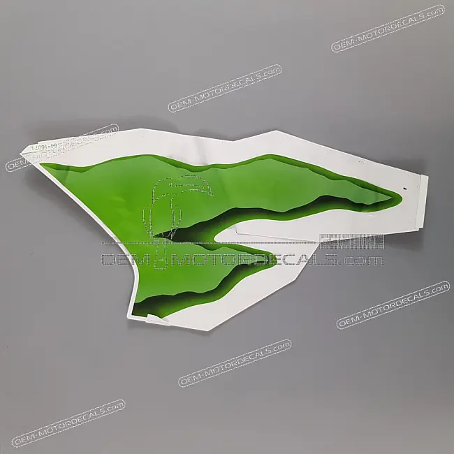 Kawasaki Ninja ZX-12R Kraftstofftank-Abdeckung Aufkleber linke Seite OEM 56064-1607