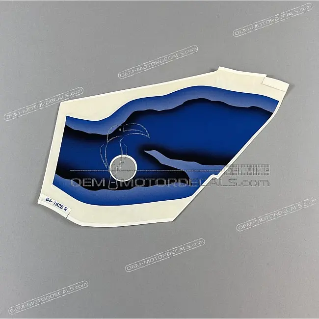 Kawasaki Ninja ZX-12R Untere Verkleidung Aufkleber Rechte Seite Mitte OEM 56064-1628