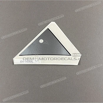 Front cowling decal, left side
