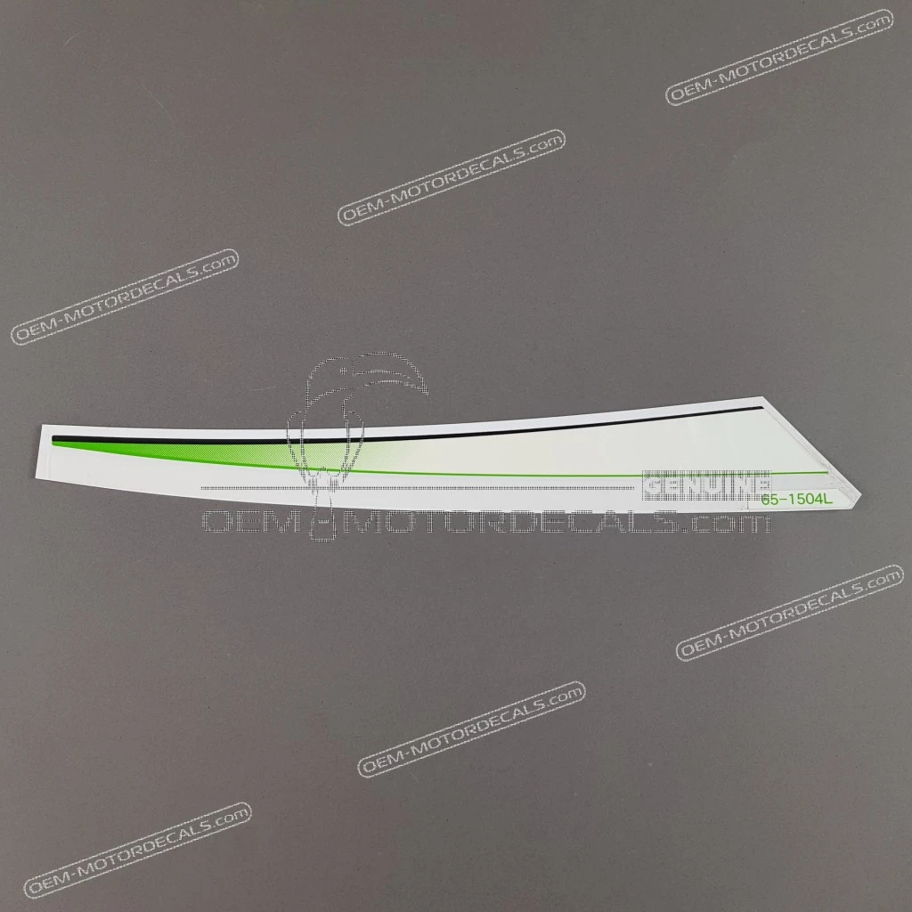 Kawasaki Ninja ZX-6R Adesivo Serbatoio Motivo Ninja Lato Sinistro Originale OEM 56065-1504