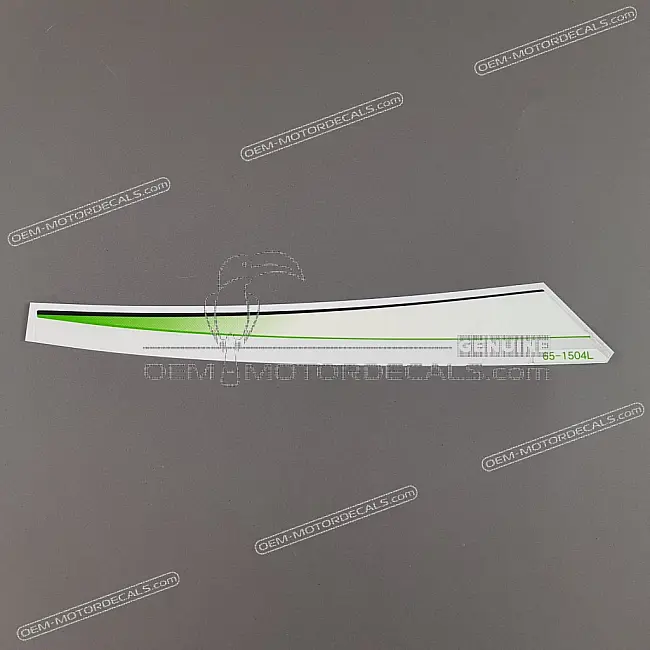 Kawasaki Ninja ZX-6R Autocollant Réservoir Motif Ninja Côté Gauche Authentique OEM 56065-1504