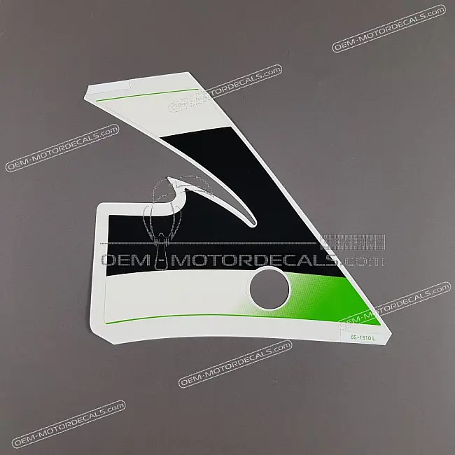 Autocollant Kawasaki Ninja ZX-6R Carénage Inférieur Côté Gauche Supérieur OEM 56065-1510